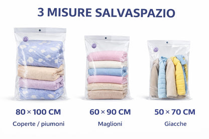K-TREE Vacuum Bags - Lavender Scent, 8 Bags 50x70cm, Reusable, Durable, Dust & Moisture Resistant