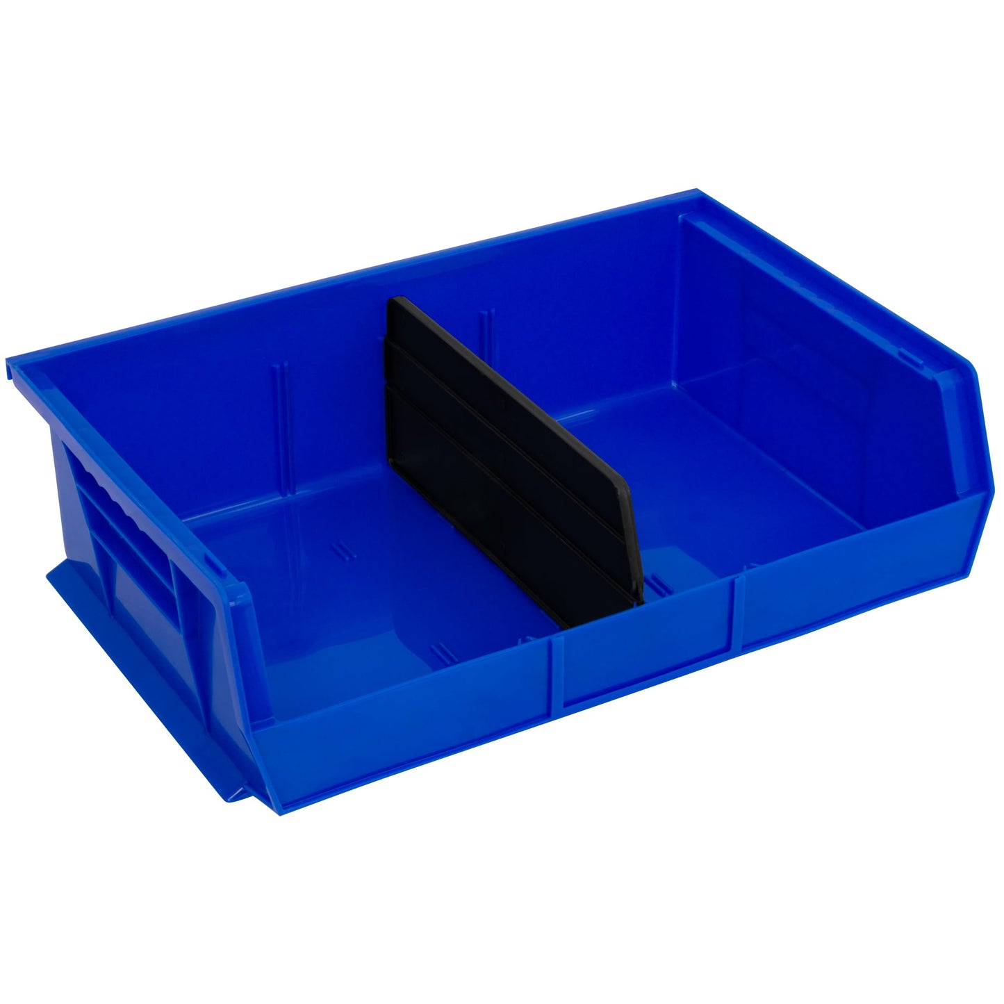 Akro-Mils 40230 Lengthwise Plastic Divider for 30230, 30235, 30255 AkroBin Storage Bins, Black, (6-Pack)