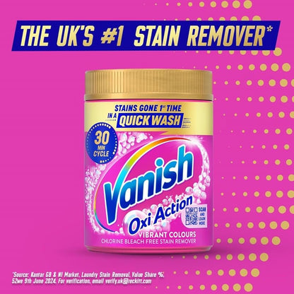 Vanish Gold Fabric Stain Remover Oxi Action Powder - 1.41kg