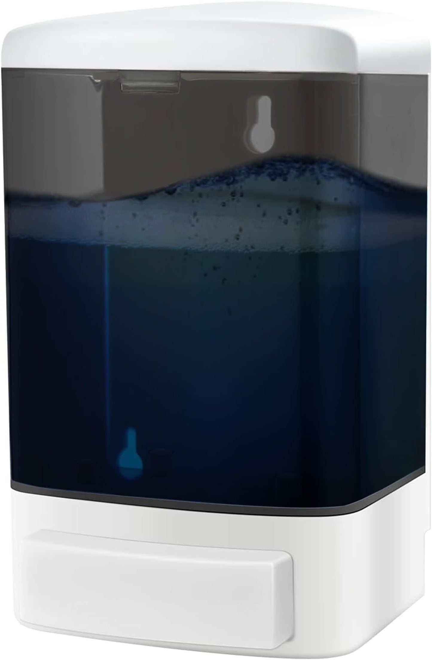 Soap Dispenser Wall Mount, 33oz Manual Hand Soap Dispenser for Bathroom, Commercial Refillable Shampoo and Conditioner Dispenser for Kitchen