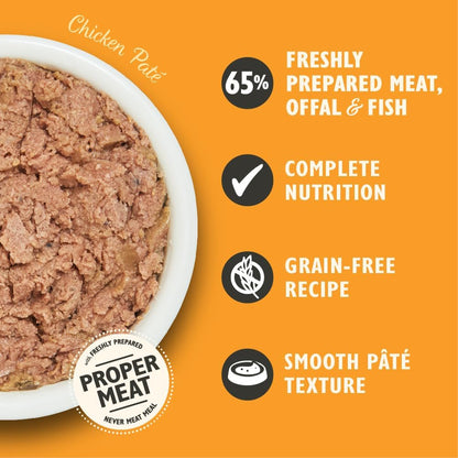 Smooth Paté Selection Complete Nutrition Adult Cat Food 4 x (8 x 85g)