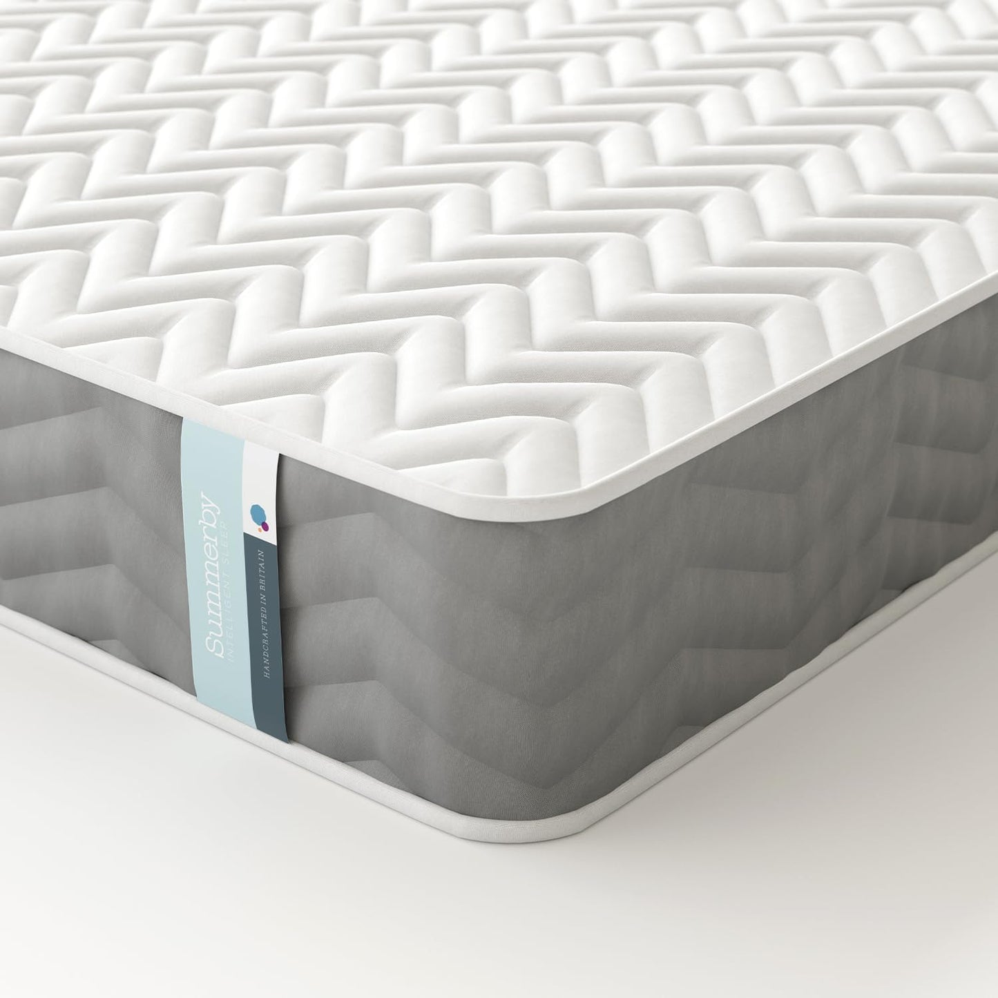 Summerby Sleep Three Zone King Mattress Memory Foam & Coil Spring Hybrid Mattress, (150cm x 200cm), Comfy & Affordable, Orthopaedic for King Bed