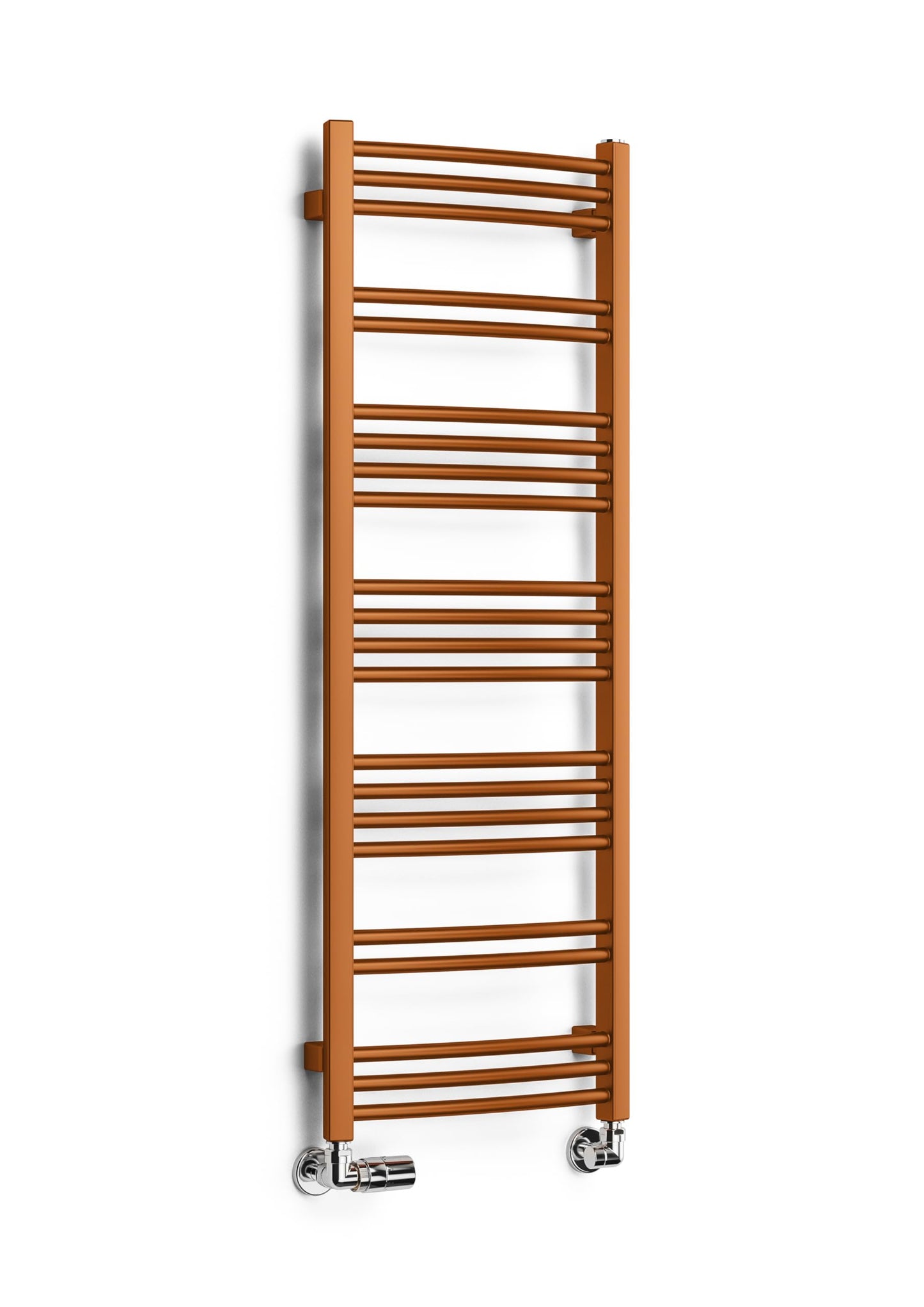 Terma Towel Rail (Cen./Heating), Steel, True Copper, 1149h x 400w [1405 BTUs t50]