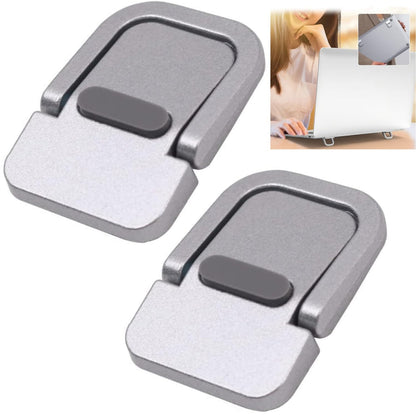 LiJuanWang 2 Pcs Mini Laptop Stand Portable Self Adhesive Keyboard Riser Invisible Computer Feet for Desk,Invisible Computer Keyboard Stand for