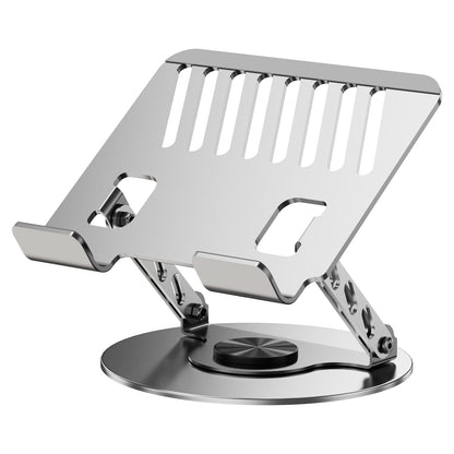 OUGEP Laptop Stand For Desk, 8 Levels Height Adjustable Aluminum Laptop Portable, Compatible with MacBook Air/Pro, HP, ASUS, Dell