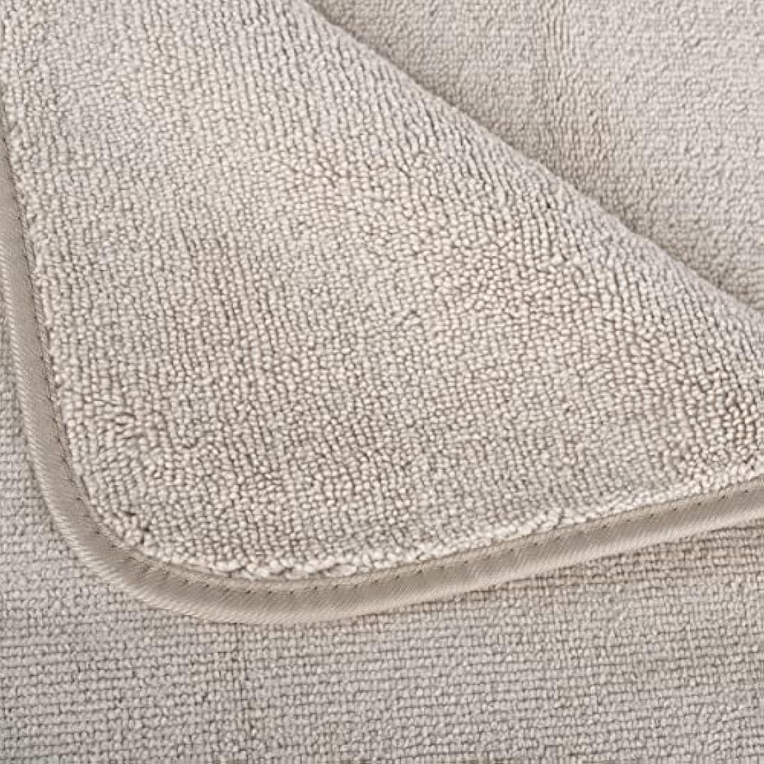 POLYTE Premium Quick Dry Lint Free Microfibre Bath Sheet, Pack of 2 (Beige, 89x178 cm)