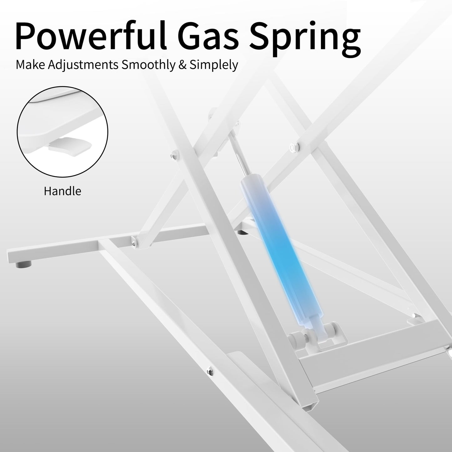ERGOMAKER Standing Desk Converter, 42"/106cm, White