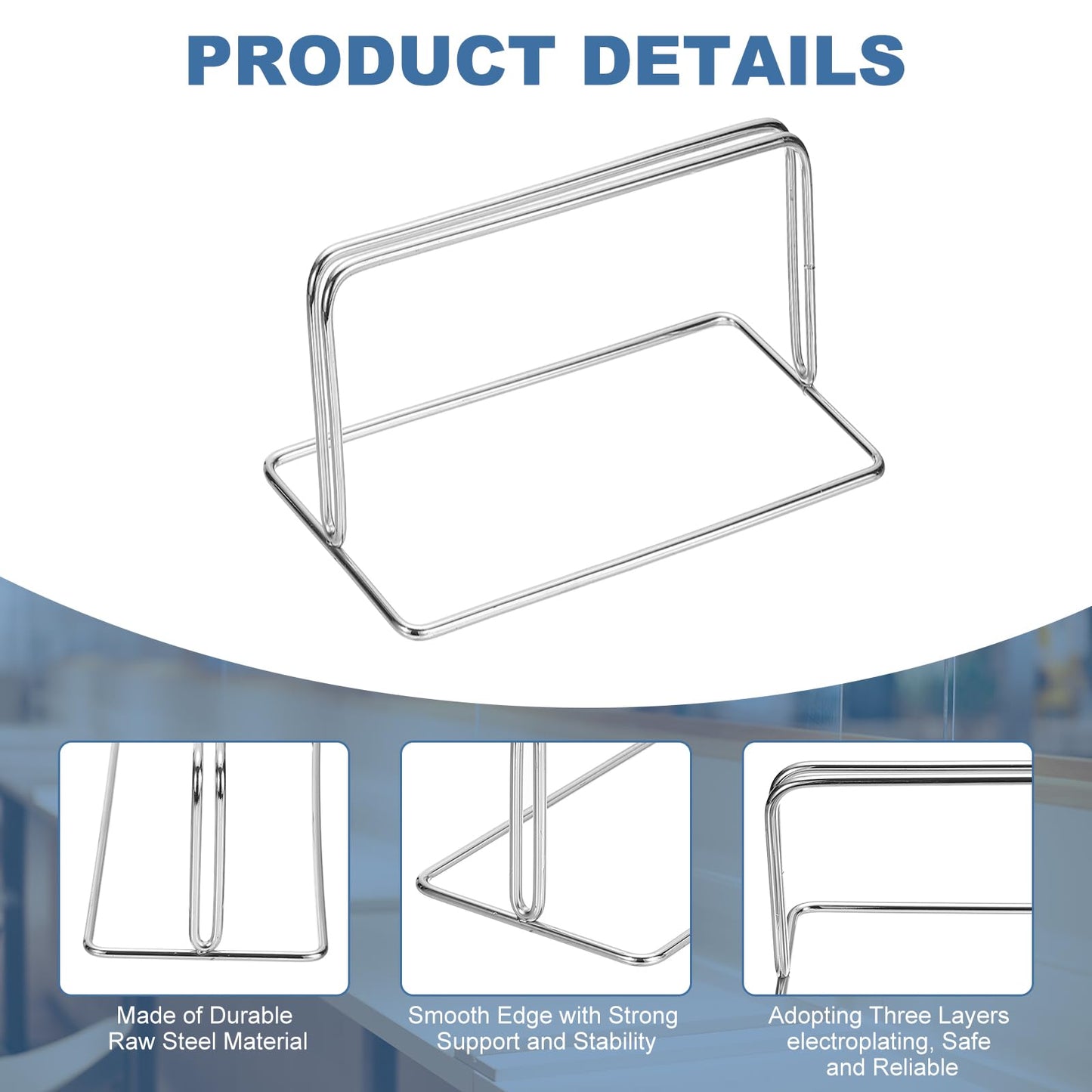 PATIKIL Baffle Desk Divider Clamp, 2 Pcs Punch-Free Base Desk Shield Clamp Desk Divider Partition Clamp Privacy Panel Bracket Holder for DEST