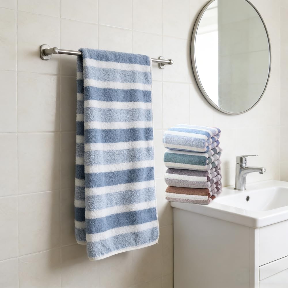 Cheriswelry 2Pcs Beach Towels for Adults Coral Fleece Sand Resistant Towel Quick Dry Large Bath Towels for Beach Accessories Holiday Travel Swim