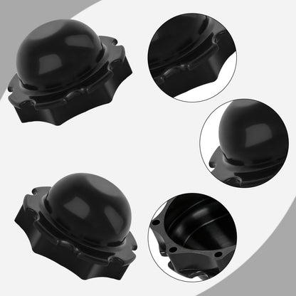 4pcs Rubber Inflatable Hot Tub Hole Plug P6575 Filter Stopper Cap Replacement Compatible with Lay Z Spa Coleman Bestway Intex Prevents Water Leaks