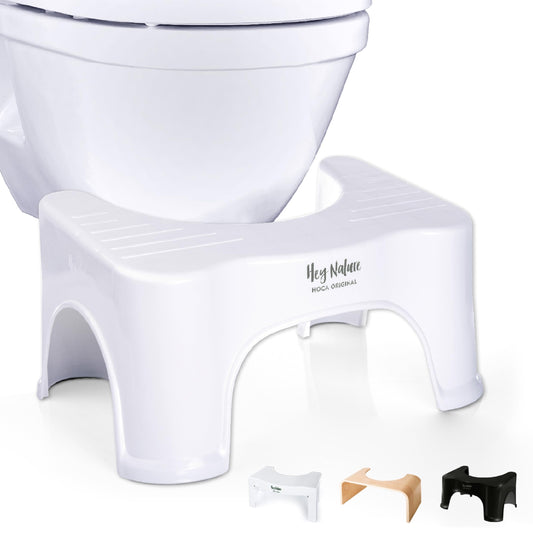 HOCA Original Bathroom Toilet Stool, Medically Tested Squatting Toilet Stool, Non-invasive Remedy for Haemorrhoids, Constipation, IBS, Flatulence,