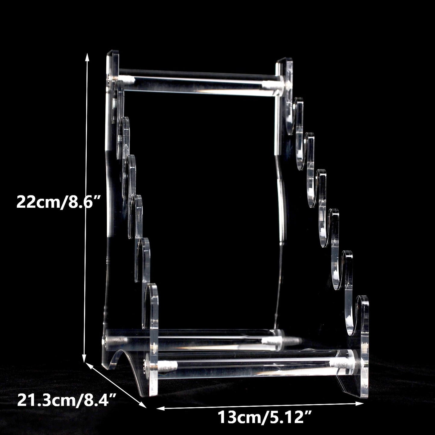 LEILINLIFE Acrylic Knife Display Stand for Precious Blades Display Holder- Ideal for Daggers，Knifes -Home Decoration Acrylic Display Dagger Stand