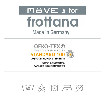 frottana Magic shower towel 67 x 140 cm made of 100% cotton, graphite