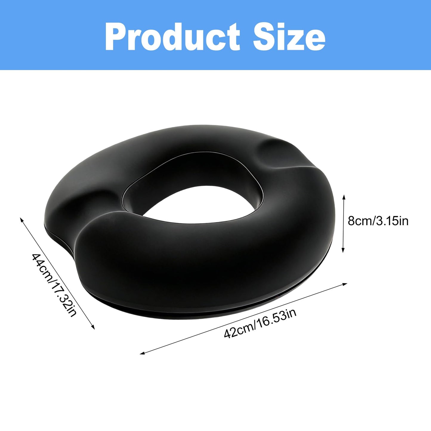 FALSKT Donut Cushion Coccyx Cushion for Tailbone Pain Relief Hemorrhoids