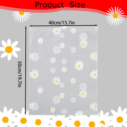 X-YSUNEAS 20 Pcs Reusable Ziplock Storage Bags 40x50cm Large Clear Plastic Organizer Bags Waterproof Travel & Home Clothes Storage for Shoes