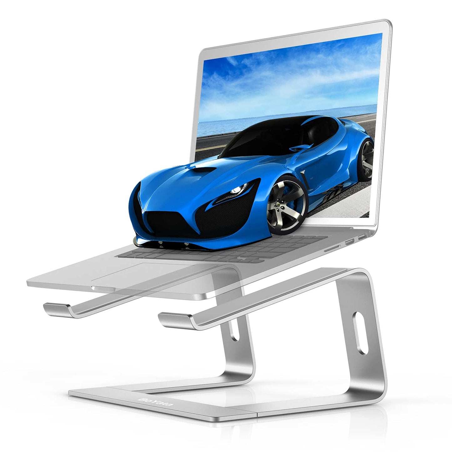 BoYata Laptop Stand, Ventilated Laptop Stand for Desk, Laptop Riser