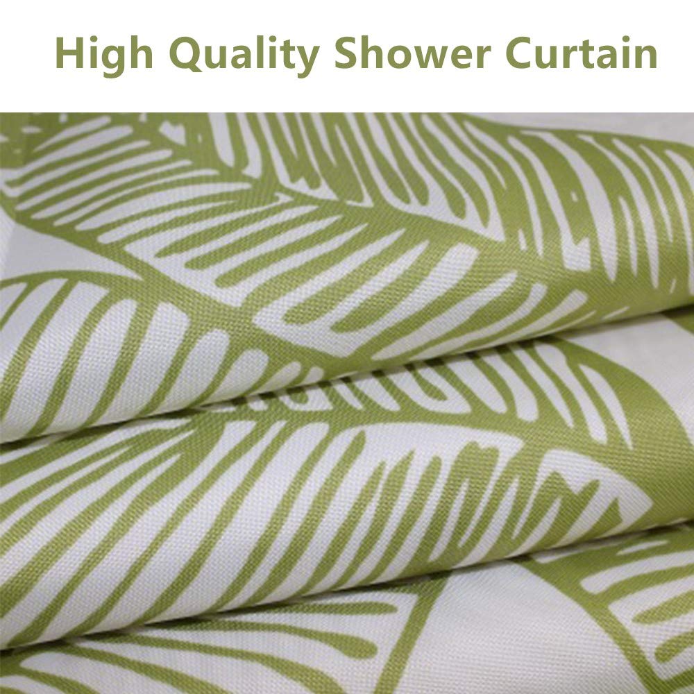 mefound Shower Curtain Waterproof & Mould Resistant Premium Hotel Quality Polyester Bathtub Curtain Weighted Hem & Rust-Proof Grommets 180 x 180 cm