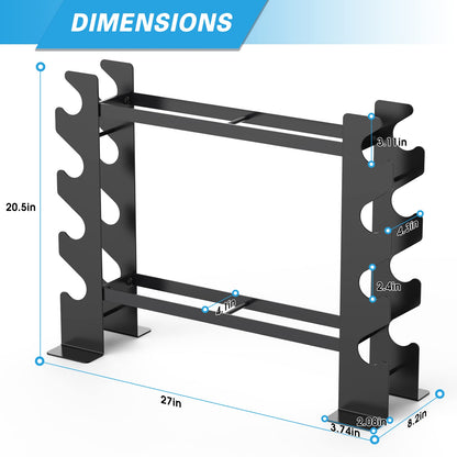 WINNOW Dumbbell Rack Home Gym Weight Rack Dumbbell Storage Rack Multi-layer Weights Holder