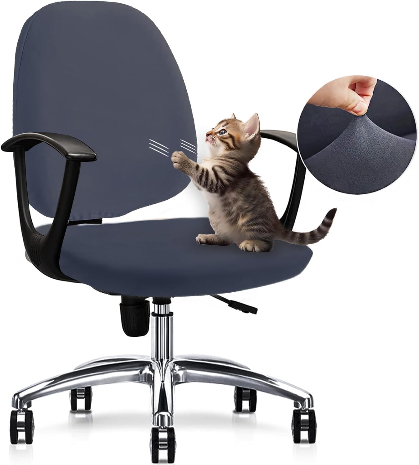 DHXYZZB Computer Office Chair Cover - Protective Stretchable Chair Covers Stretch Chair Slipcover