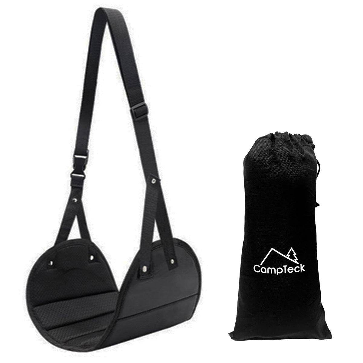 CampTeck U7277 Airplane Footrest, Travel Foot Rest, Footrest for Plane, Air Travel Accessory, Flight Foot Hammock, Desk Foot Hammock with Carry Bag