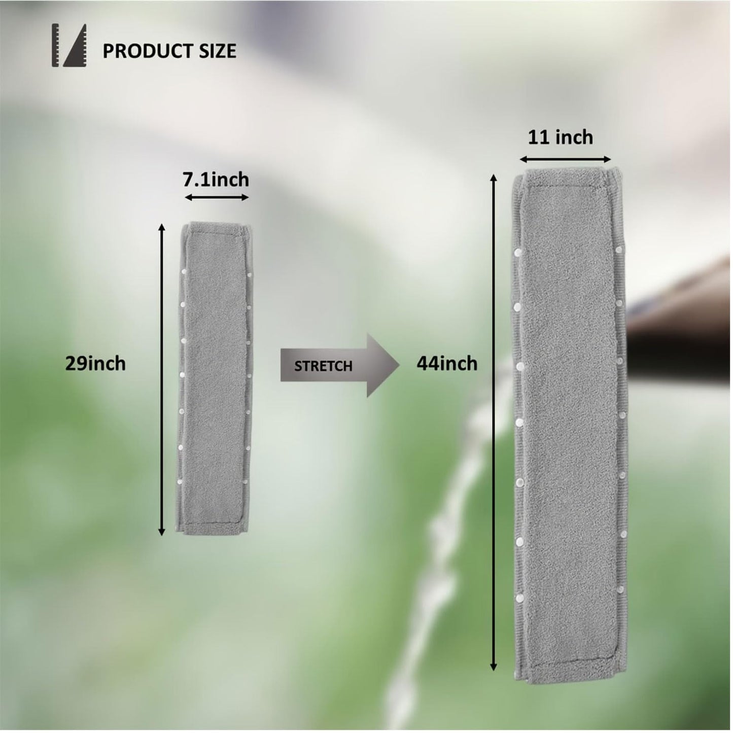 Bathroom Soft Thicker Warmer Stretchable Washable Cloth Toilet Seat Cover Pads (Gray/3pcs)