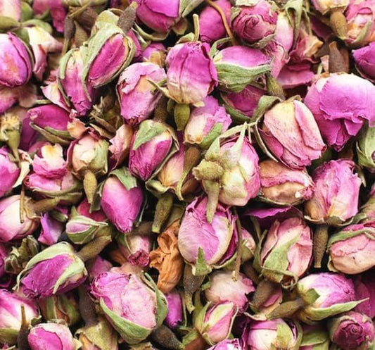 Drink Botanicals Ireland Edible Dried Pink Rose Buds | Non GMO | Natural | Dry Rose For Soap Making & Tea, Cocktail Garnishes Flowers, Decorations,