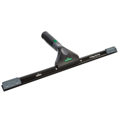 UNGER ErgoTec Ninja Squeegee 40 30cm - Large Squeegee Blade, Aluminium Channel & Rubber Grip Handle - Professional & DIY Window & Glass Cleaning