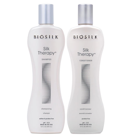 Biosilk Silk Therapy Duo Set Shampoo And Conditioner 12 Oz