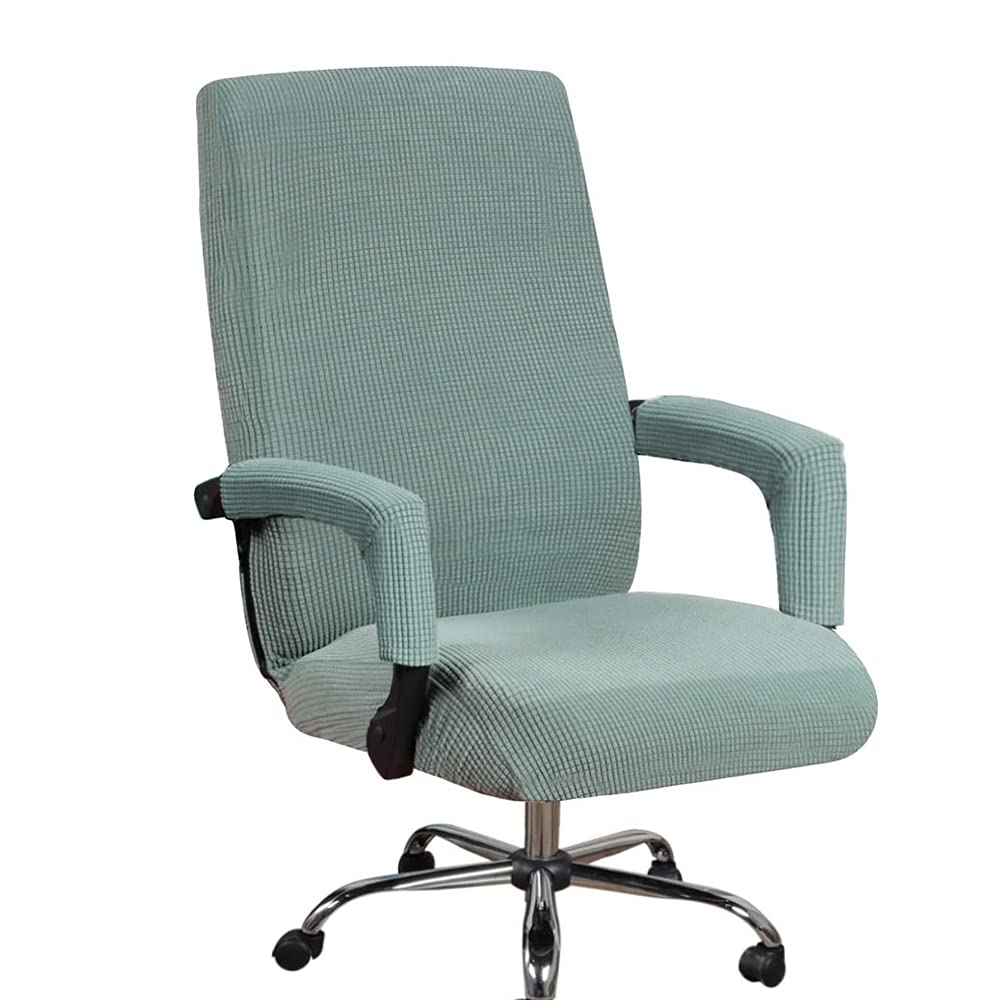 Bestenrose Office Chair Cover Stretch Computer Desk Chair with Arm Covers