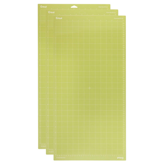 Cricut StandardGrip Adhesive Cutting Mat 12"x24" for Explore Air 2/Maker - 3 Pack, Green