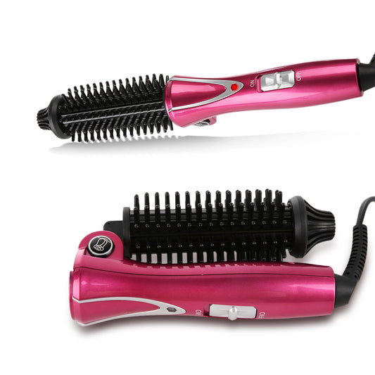 Curling Wands Brush, Professional Anti-Scald Hair Waver Instant Heat Up Multi Stylers Brush with Ceramic Glaze Hair Care for Long/Short Hair (UK Plug