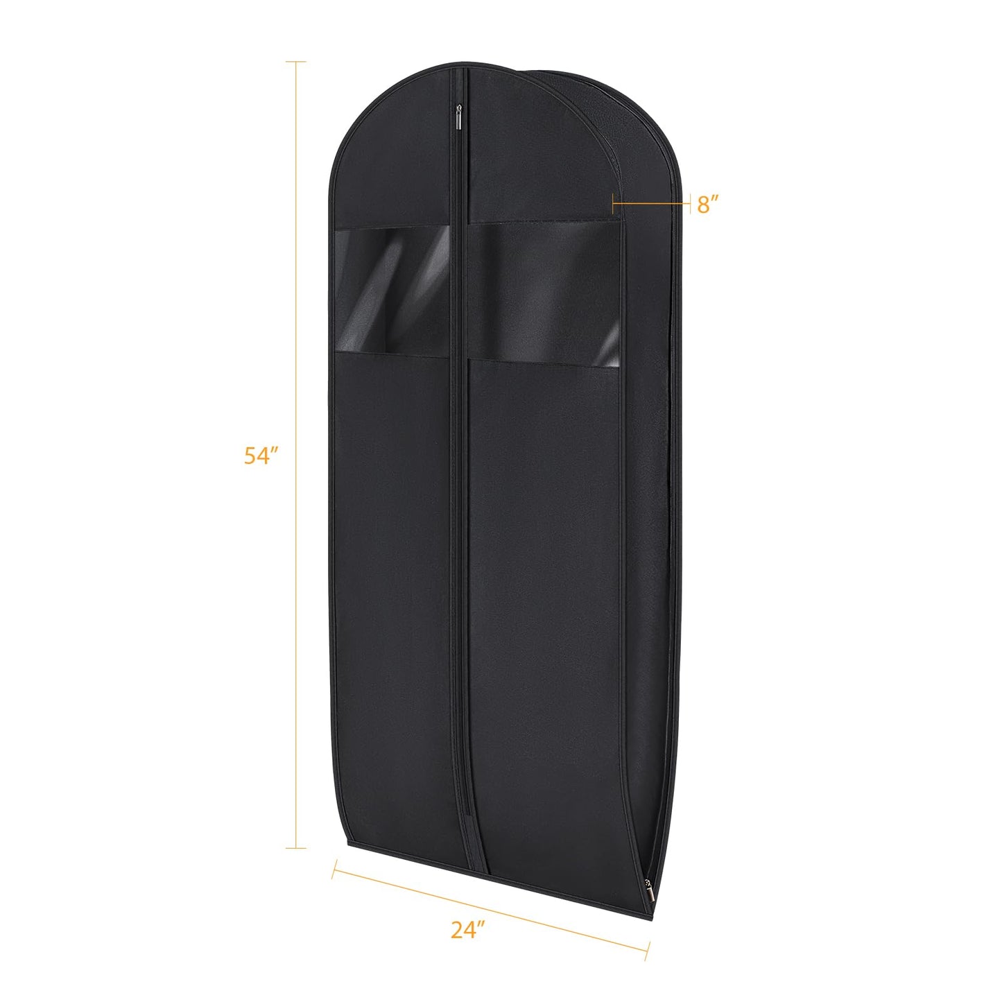 Syeeiex Space Saving Garment Bags with Self Comression Zipper, 2 Pack