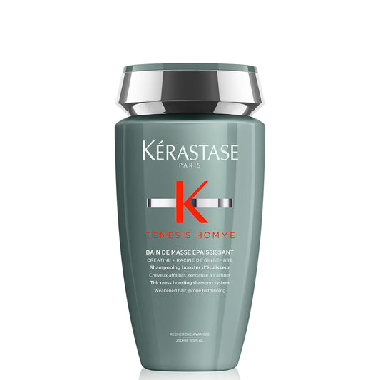 K?rastase Genesis Homme Men?s Shampoo, Anti-Fall Thickening Shampoo, for Weakened and Thinning Hair, Bain De Masse Epaississant, 250 ml