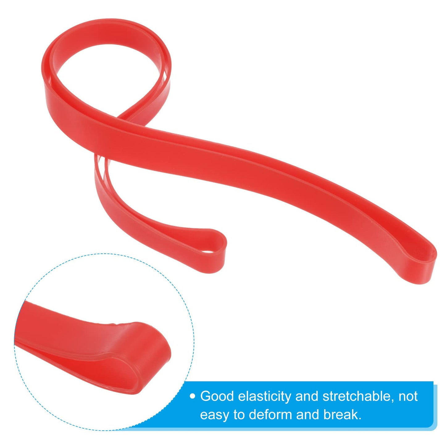 PATIKIL Towel Bands, 6 Pack Elastic Elastic Beach Chair Towel Clips Silicone Rubber Bands Straps for Beach Pool Cruise Chairs, Red, Pink, Purple