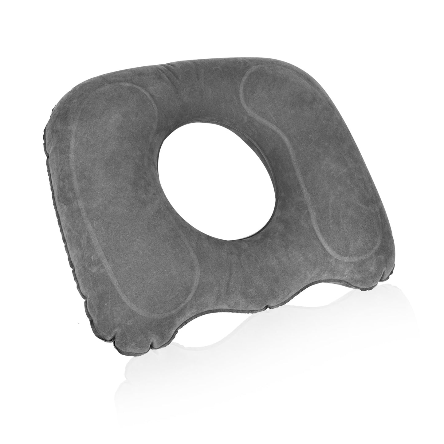 YHNDECO Orthopaedic Inflatable Seat Cushion, Hemorrhoid Seat Cushion, Ergonomic Coccyx Cushion for Wheelchairs, Office Chair, Anti-Hemorrhoids (Grey)