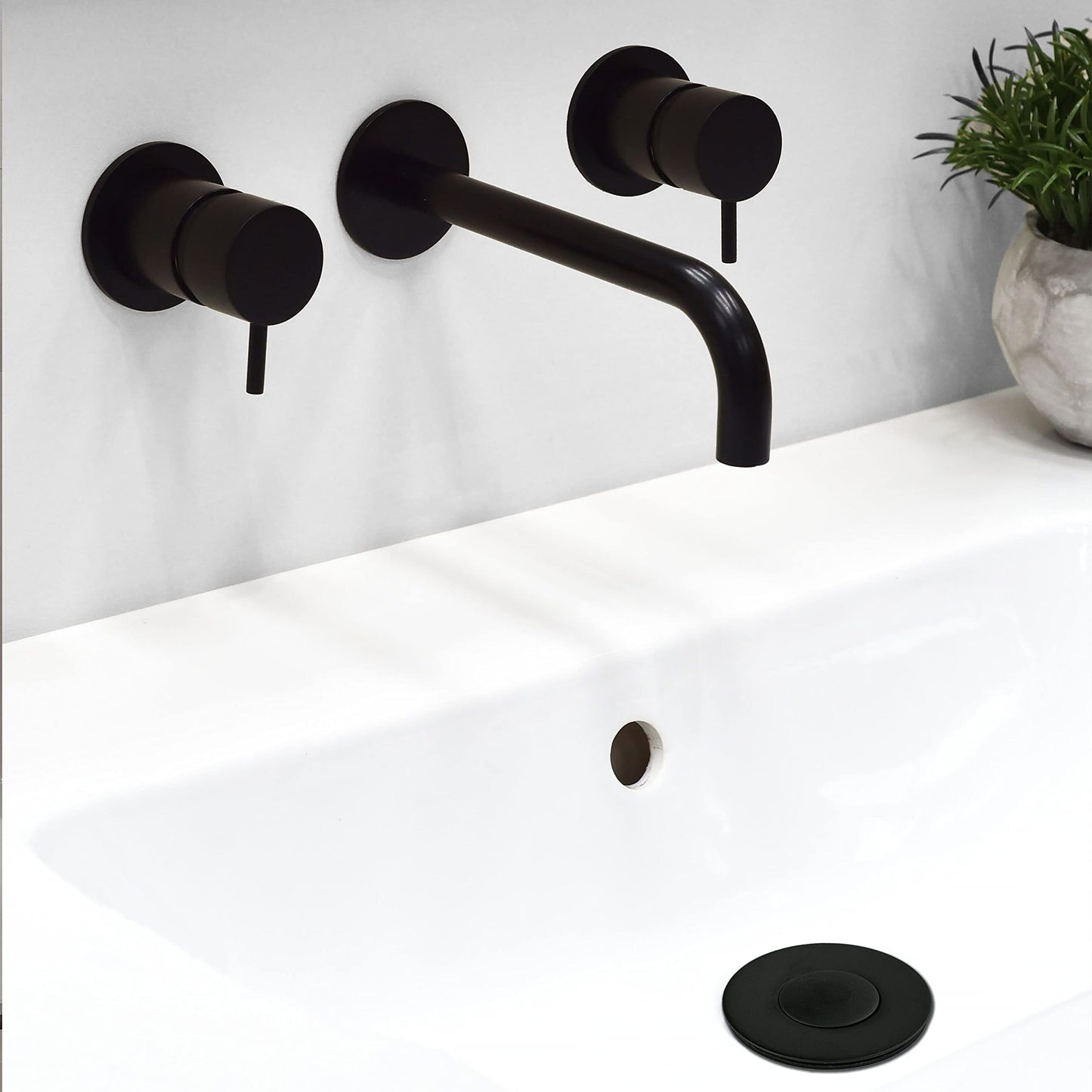 Xcel Home Matte Black Click Clack Pop-Up Basin Waste Plug Replacement 1 Pc