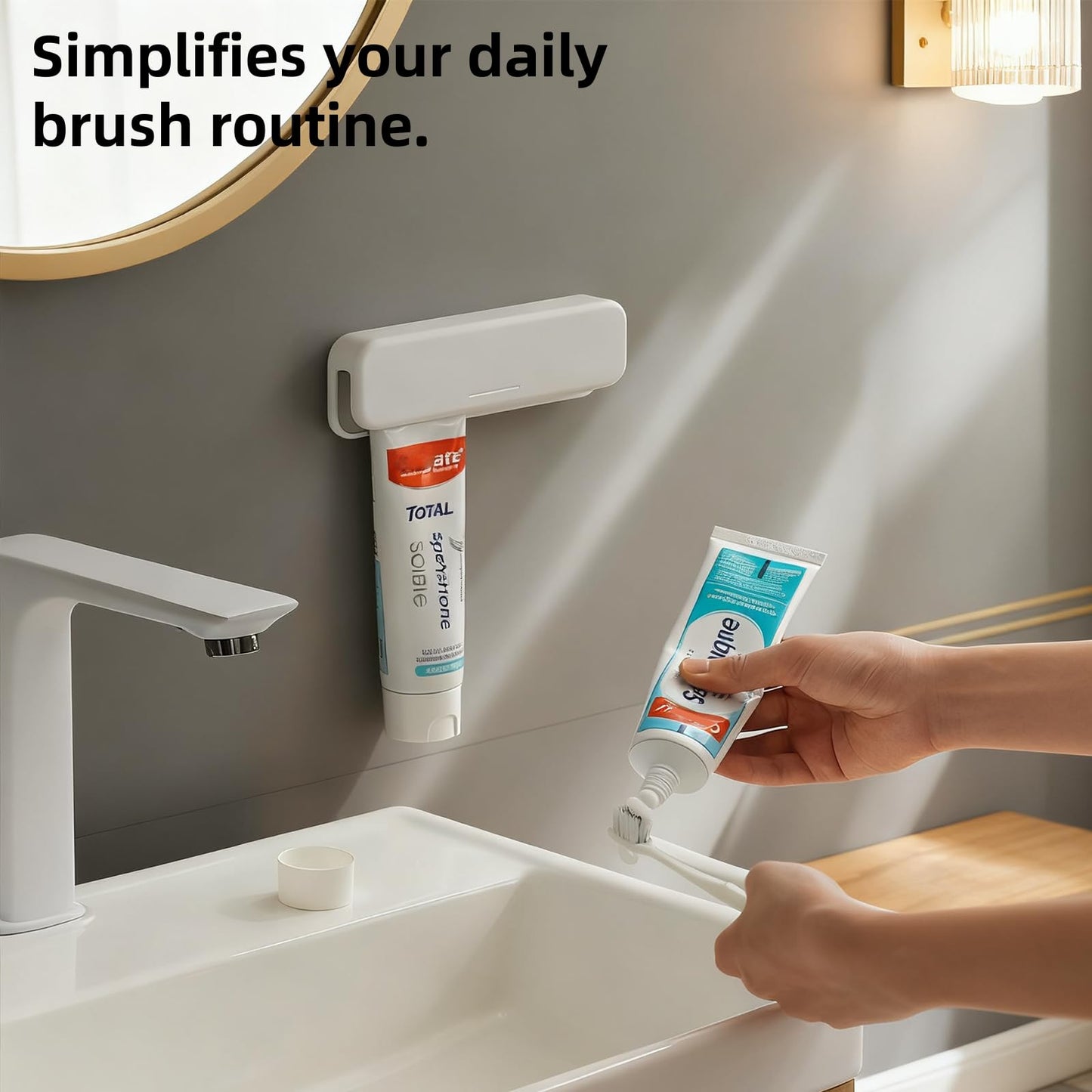 Toothpaste Holder, Toothpaste Wall Holder for Bathroom, Tooth Paste Hanger