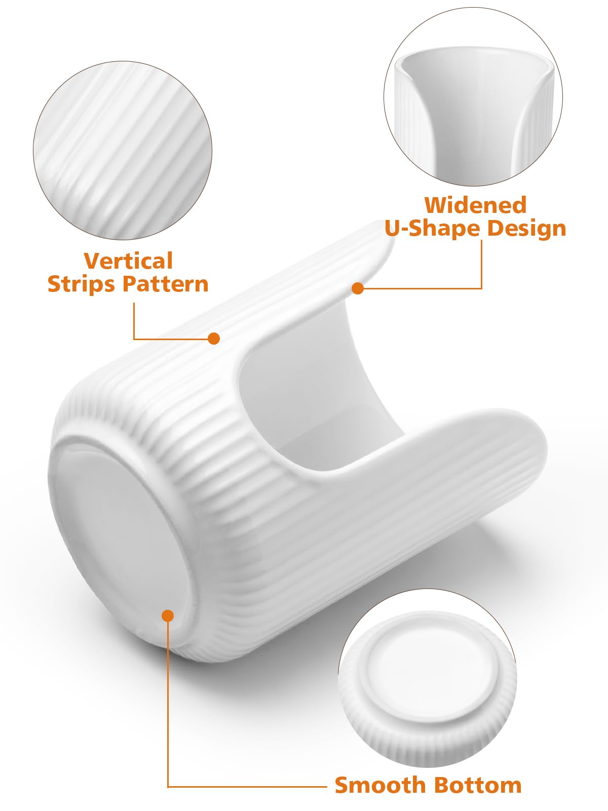Bathroom Cup Dispenser, 3oz-4oz Ceramic Paper Cup Holder, Small Countertop Mouthwash Dixie Cups Accessories, for Vanity Countertops, Bathroom