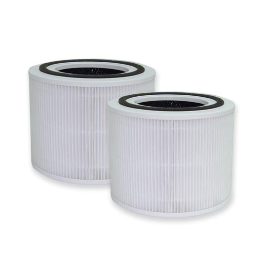 PUREBURG Replacement Filter Compatible with LEVOIT Core 300 & 300S Air Purifier Core 300-RF,2-Pack H13 3-Stage Filtration Activated Carbon Air Clean