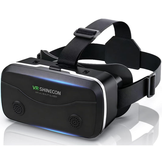 VR Headset for Phone, Virtual Reality Headsets VR Glasses with HD Anti-Blue Light Lenses, Compatible with 5-7 Inch Phones, Virtual Reality Glasses