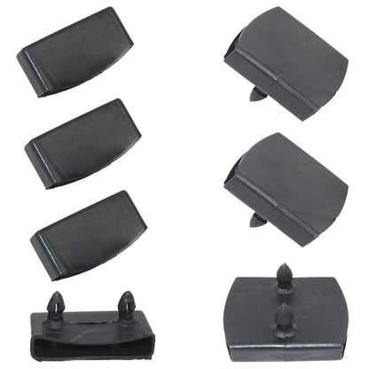 Gad2go 36 Pieces Plastic Bed Slat Caps 53mm-55mm Bed Slat Centre Caps Holder Side Slat Bracket Cover Replacement for Single Double King Size Beds