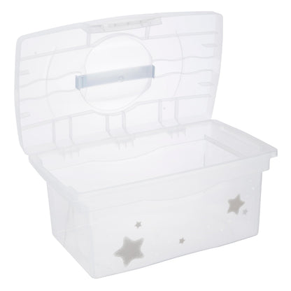 keeeper Stars Traveller, Organiser storage box with lid, Patryk, Nordic White White