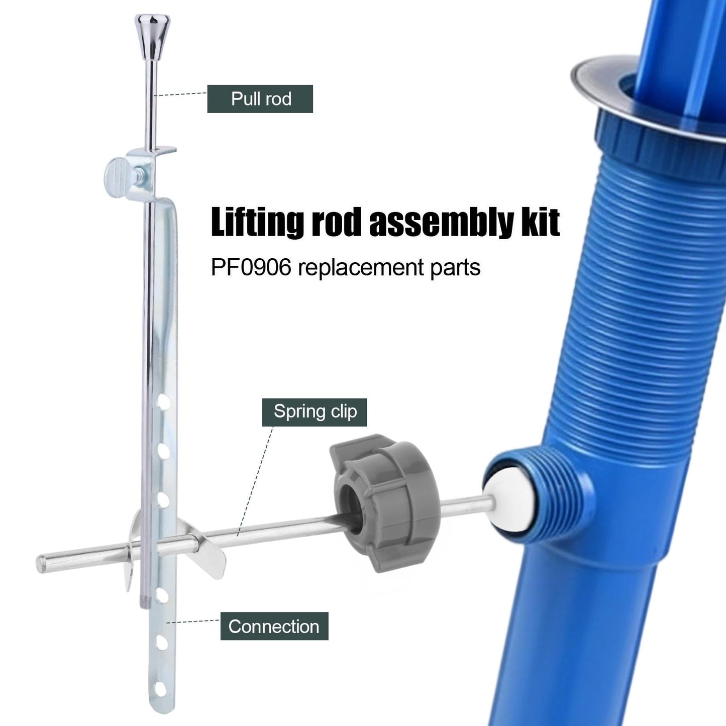 Bathroom Sink Pivot Ball Rod Center Piece Assembly for Pfister PF0906