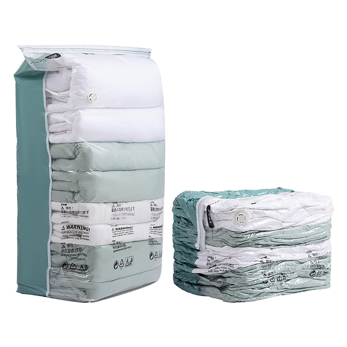 Vacuum Storage Bags, No Pump Required 2, 3D-1, XL