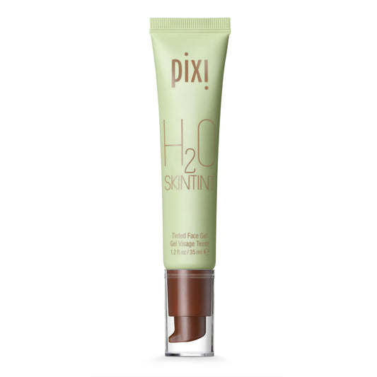 Pixi H2O SkinTint | Tinted Gel Moisturiser | Lightweight, Hydrating & Water-Resistant | Evens Tone & Reduces Redness | Cocoa | 1.2 fl oz/35 ml