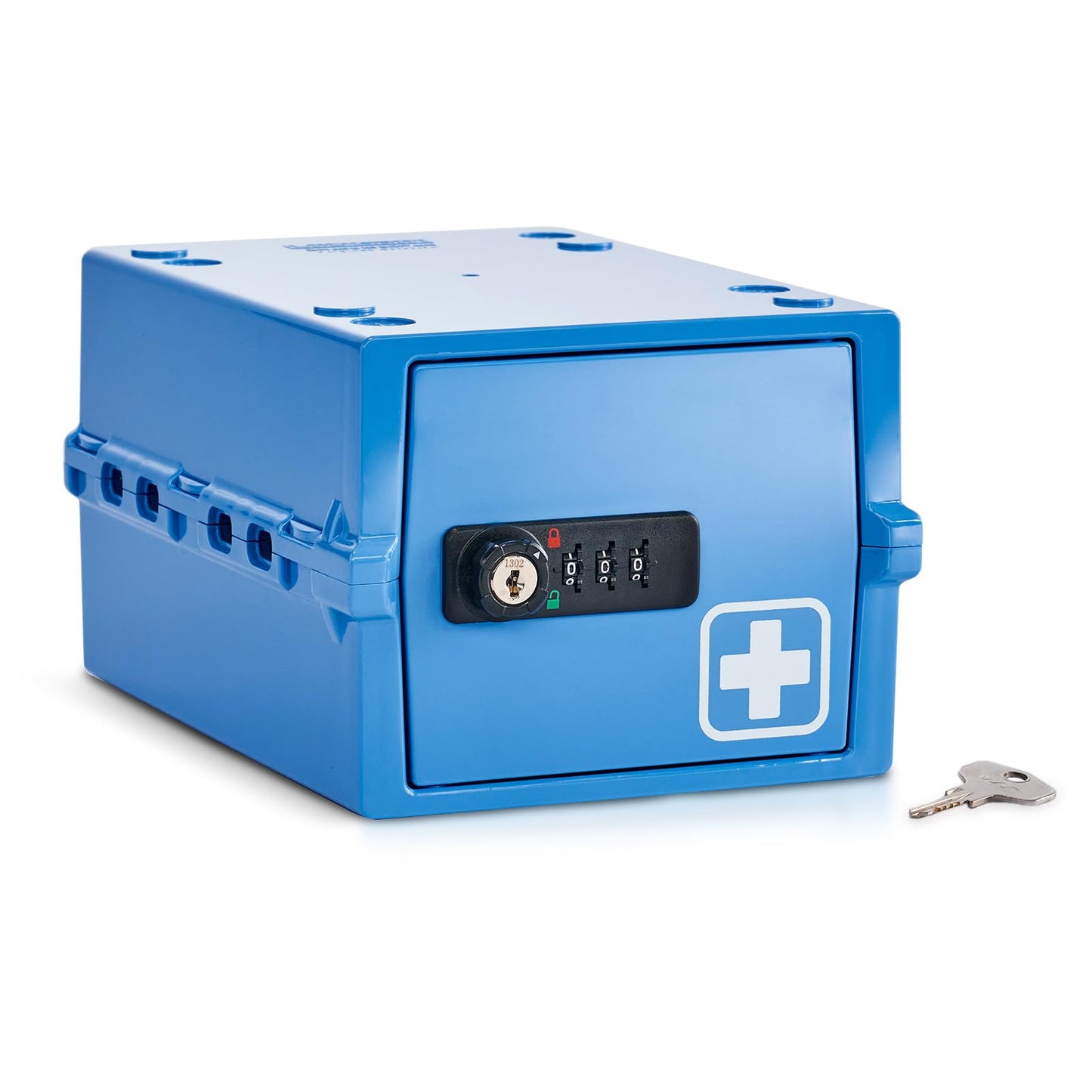 Lockabox Mini Plus™ | Medicine Storage Box | Lockable Box with Combination Lock & Access Key (3L) | Mini Medical Lock Box Storage for Tablets