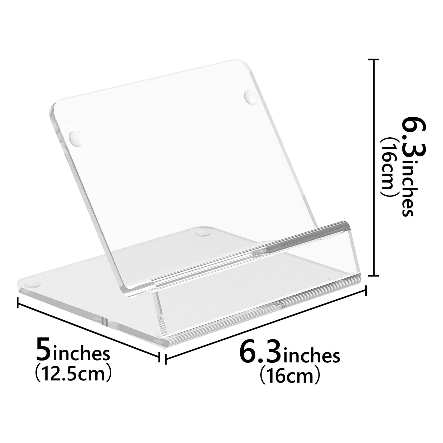 GEEKRIA Keyboard Display Stand, Acrylic Mechanical Gaming Keyboard Holder for 60%, 75%, 80%, 96% Computer keyboard (transparent)