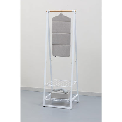 Brabantia - Foldable Steam Board - for High Pressure Clothes Steaming - Solid Heat Resistant Surface - Versatile Hanging Hook - Easier Steaming with
