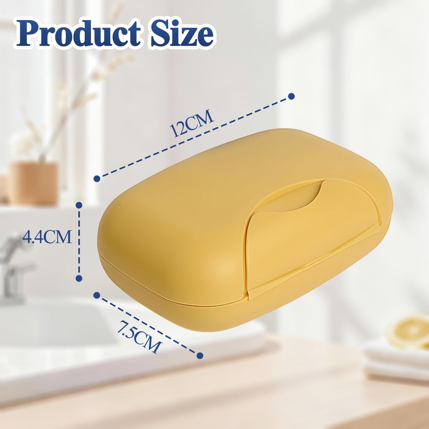 Soap Dish With Lid, Soap Holder, Travel Soap Case, Closable Soap Holder To Keep Soap Clean,Waterproof Leakproof Portable Soap Box For Soap Bar