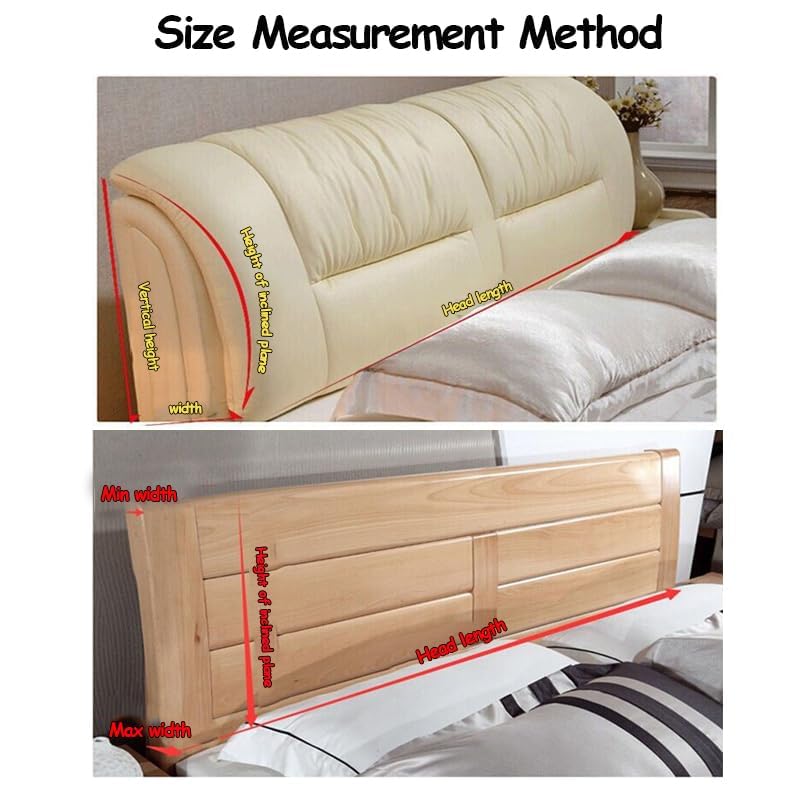 Bestenrose Headboard Cover for Double King Size Bed Waterproof Pu Cover